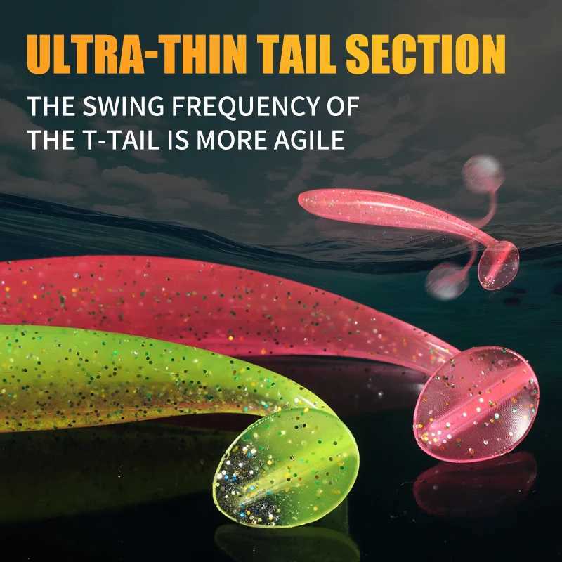 2021 Supercontinent shiner 50mm 75mm 100mm soft Artificial Bait easy for hooking up big pike Z250717