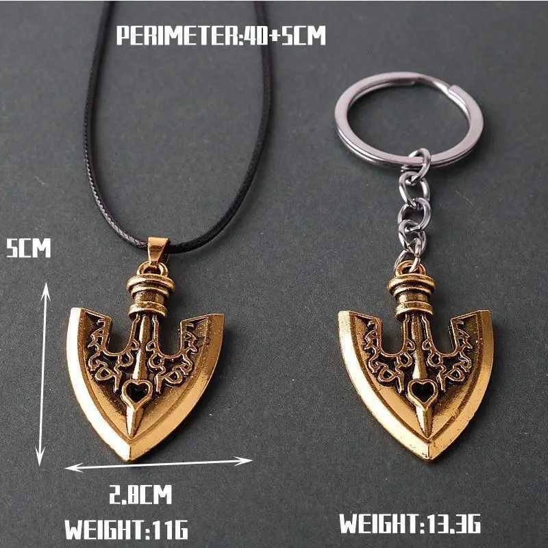 Anime JOJOS BIZARRE ADVENTURE Necklace Kujo Jotaro Arrow Metal Pendant Chain Choker Necklaces Charm Gifts Jewelry XJ250717