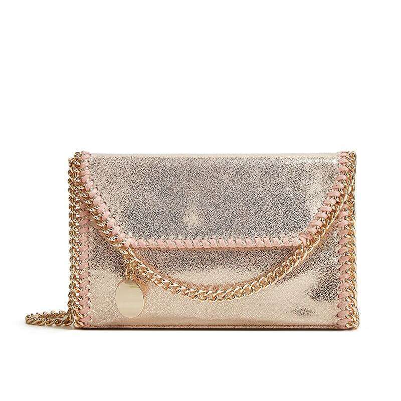 Designer Handwoven Chain Strap Shoulder Bag - Women's Crossbody Purse & Tote, Premium Craftsmanship Multi-use Handbag