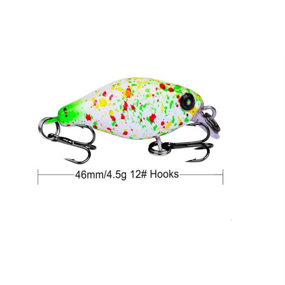 1Pcs Crank WobbLErs 45mm 4.3g Mini Crankbait Artificial Plastic Hard Bait Bass Pike Fishing TackLE Z250717