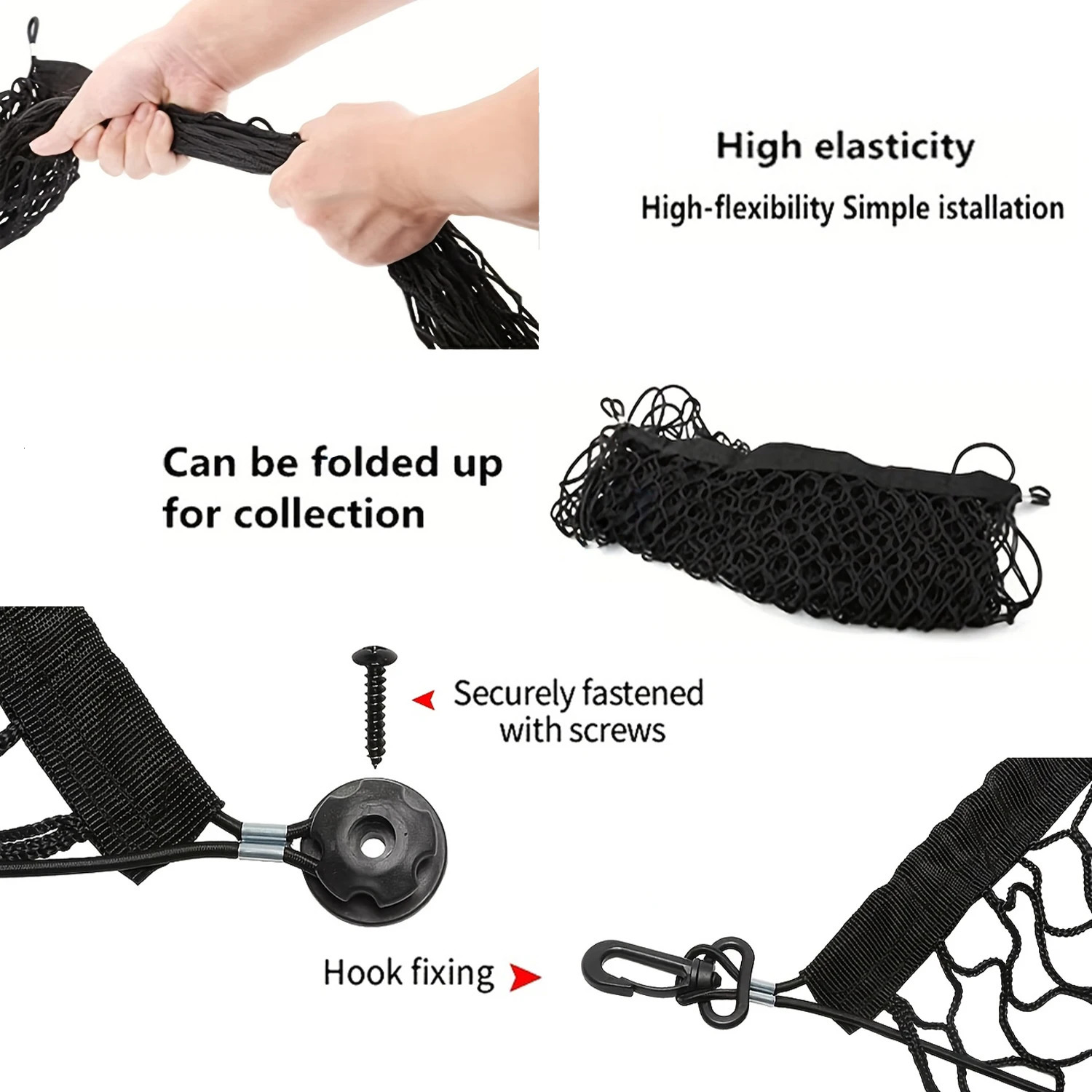 Pet Dog Isolation Net for Car Trunk Elastic Safety Barrier with Mesh Pet Protection Cover Dog Car Travel Accessories 250715