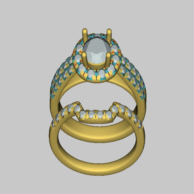 Custom Pt950/K Gold/Sterling Silver For Top Brand Jewelry Strength 3B2