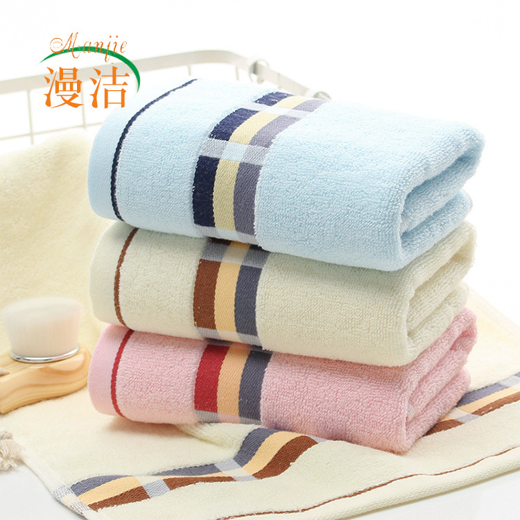 4 sets of high - quality pure cotton towel sets for home use including adult face towels that are thick absorbent luxurious bathroom towels and beach 