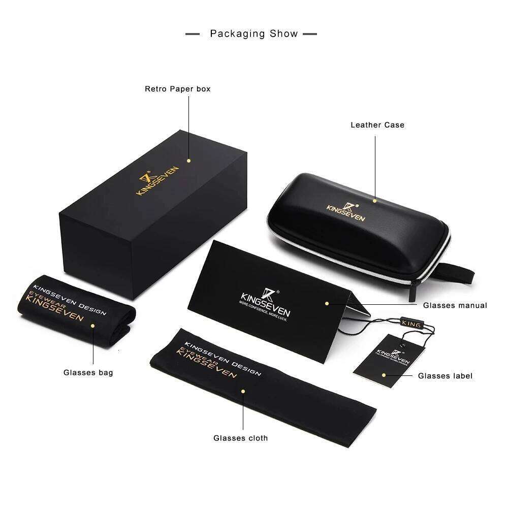 KINGSEVEN Brand Wooden Sunglasses High Quality Rectangle Frame Men Women's UV400 Polarized Lens Glasses Retro Eyewear