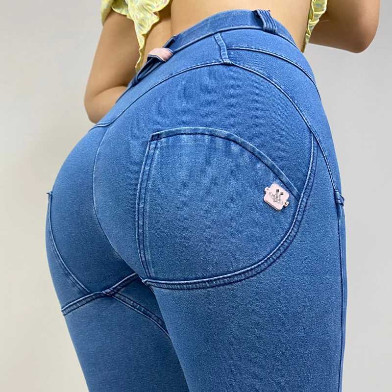 Shascullfites Melody Butt Lift Jeans Stretch Shapewear For Women Tight Vintage Jeans High Elasticity Jeggings R250716
