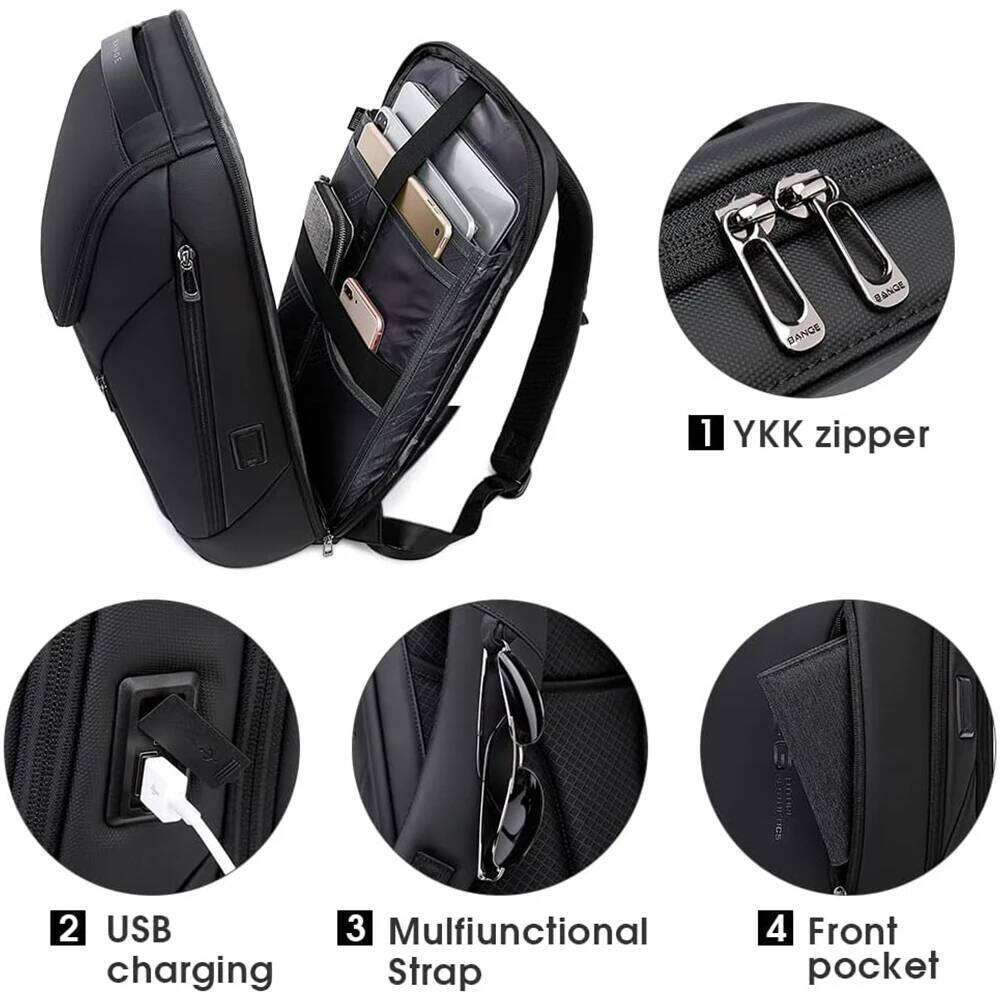 Business Backpacks Laptop inch Multifunctional WaterProof Big Capacity Daily Work Male Backpack School Bag Mochila
