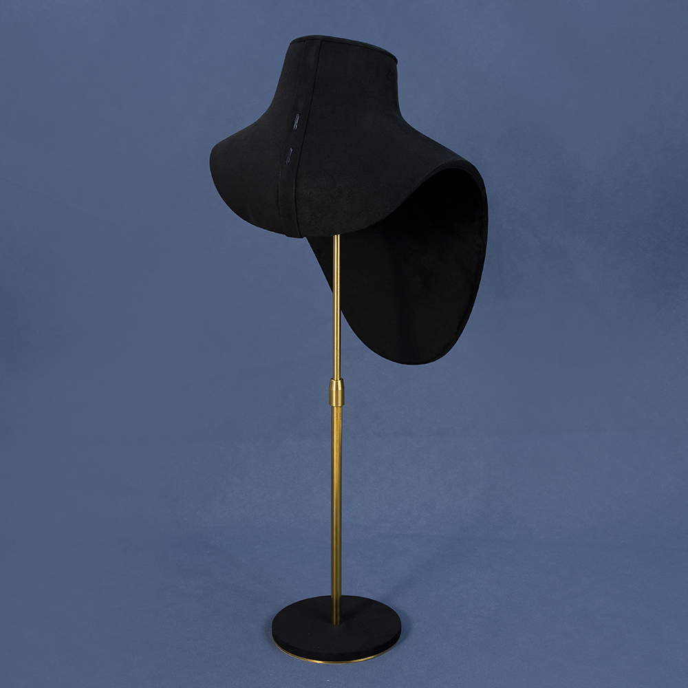 Stone Jewelry Display Bases for Necklaces - Elegant Bust Displays