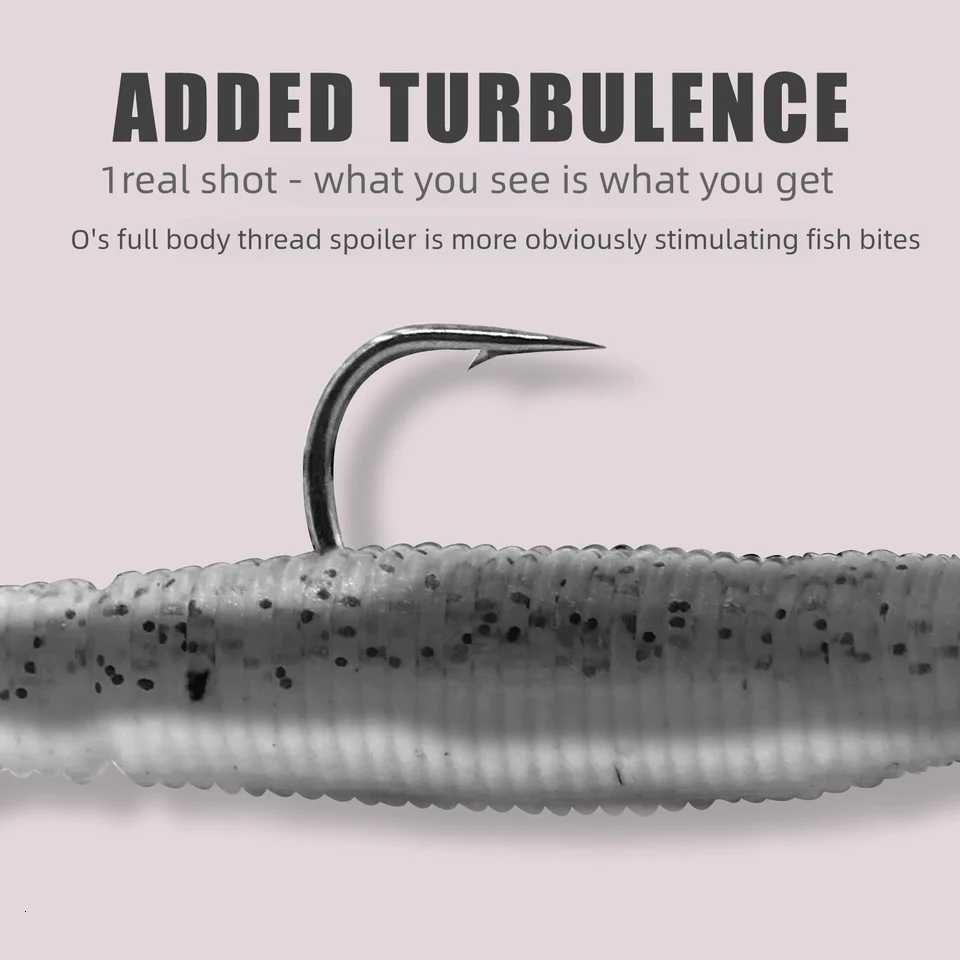 5Pcs Softbait Lure with Jig 3~10g PaddLE Tail Soft Plastic Lure Z250717