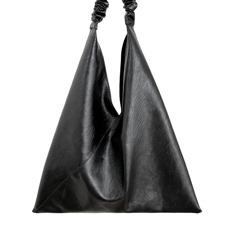 Tote Bag Premium Sense Versatile Women's Bag Pleated Design Shoulder Bag