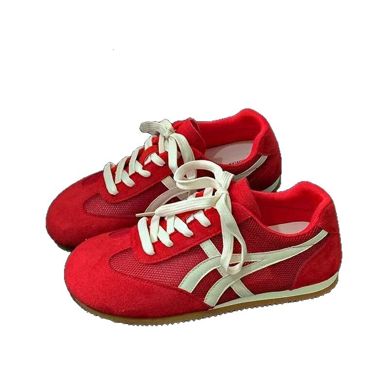 Mesh Breathable German Training Shoes for Women 2025 Summer Autumn New Lightweight Student Versatile Flat Casual Sports Sneakers ddmysaturn