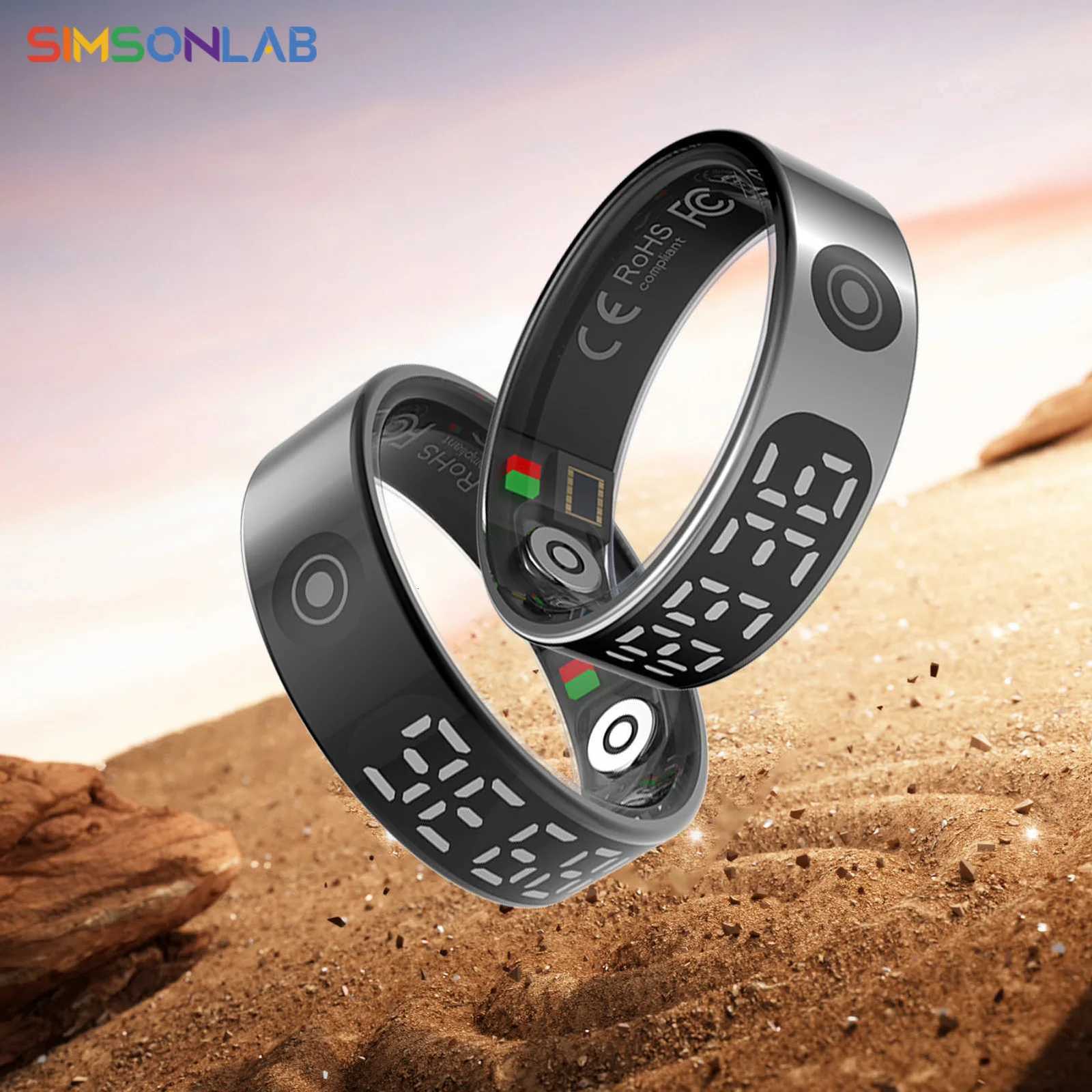 2025 New Smart Ring Digital Display 5ATM Waterproof Heart rate Sleep Health Monitoring Multisports Fashion Ring For Men Women W250717