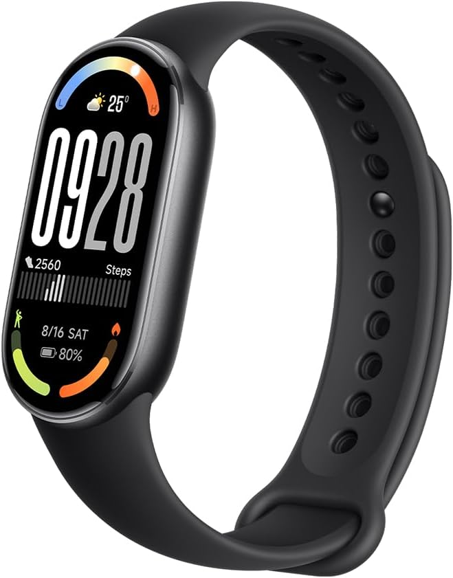 Global Version Xiaomi Smart Band 10 Fitness-Tracker,Smartwatch,1,72" AMOLED Display, Up to 21-Day Long-Lasting Battery Life and 150+ Sports Modes