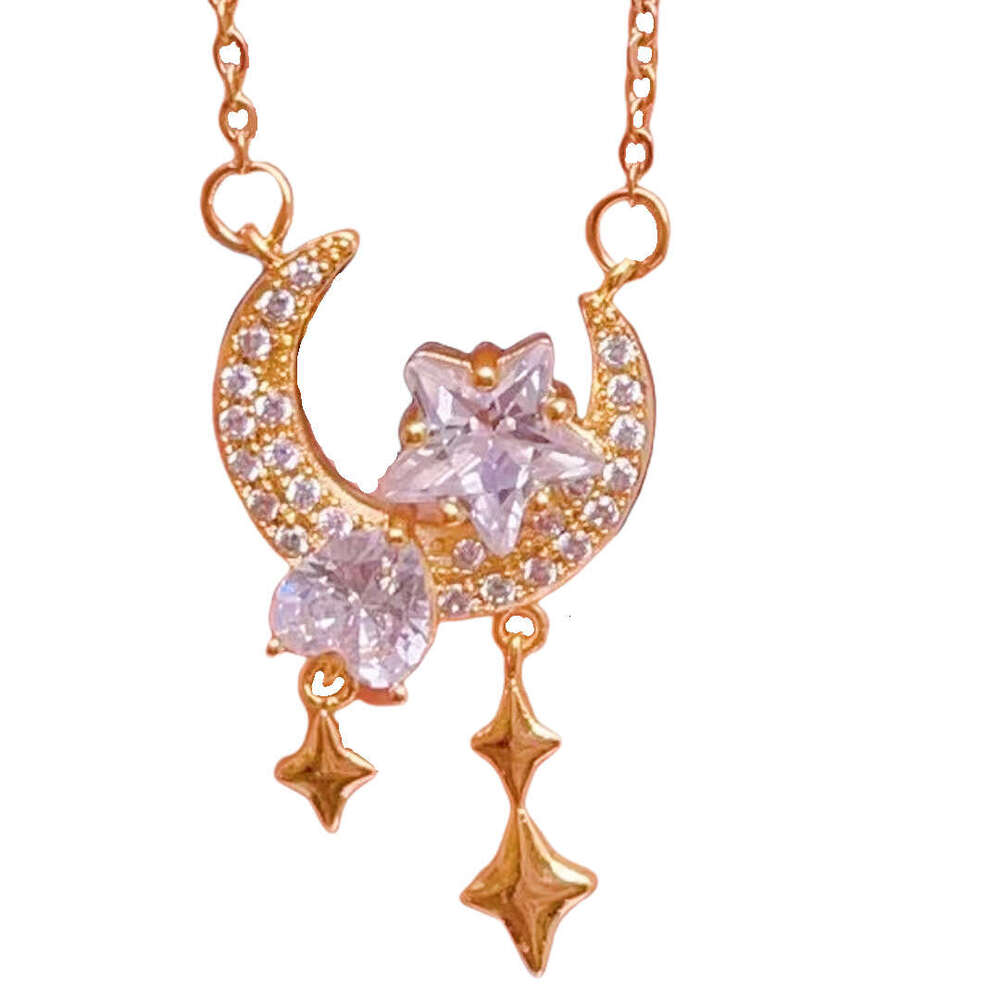 Light Niche High-End Necklace For Women Geometric Design Non-Fading Titanium Steel Clavicle Chain Fashion Versatile Pendant F5d