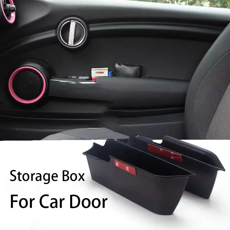 Storage Box For Mini Cooper F56 F55 For Car Door Handle Support Front And Rear Hold Phone Key Seat Organizer Box Car Accessorie 250715