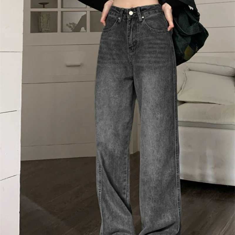 2000s Street Retro High Waist Jeans Vintage Eclectic Casual Trashy Pants Womens Y2K Full Length Denim Trouser Jeans Denim Pants R250716
