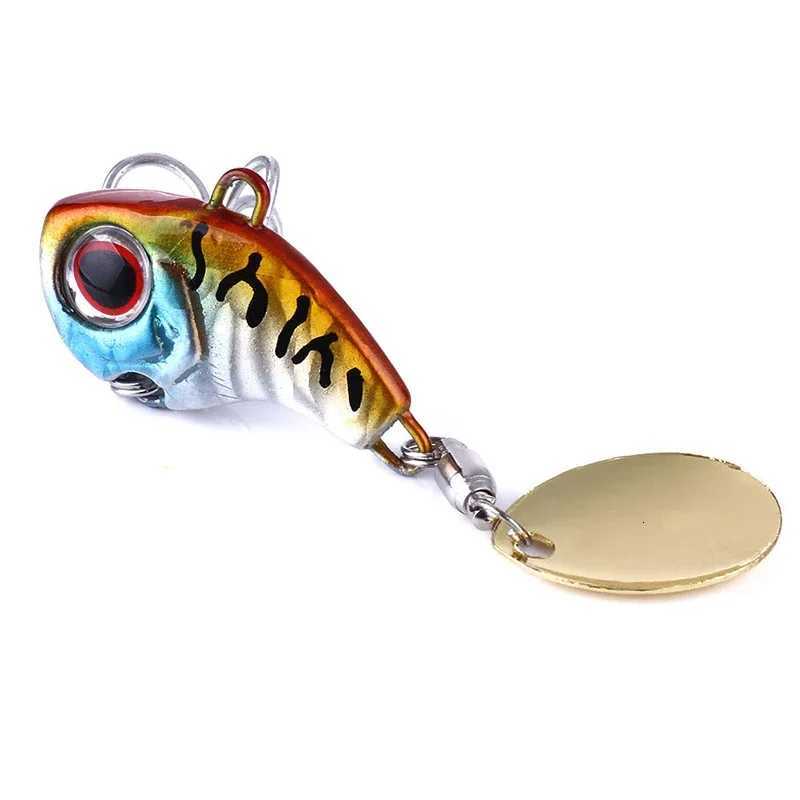 1Pcs Rotating Metal VIB vibration Bait Spinner Spoon 8g/16g/21g Jigs Trout WobbLEr Fishing Hard Baits TackLE Pesca Z250717