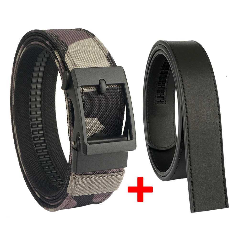 TUSHI Official Genuine Mens Military Tactical Belt 1100D Thick Nylon Alloy Automatic Buckle IPSC Gun Belt Casual Girdle Male W250717