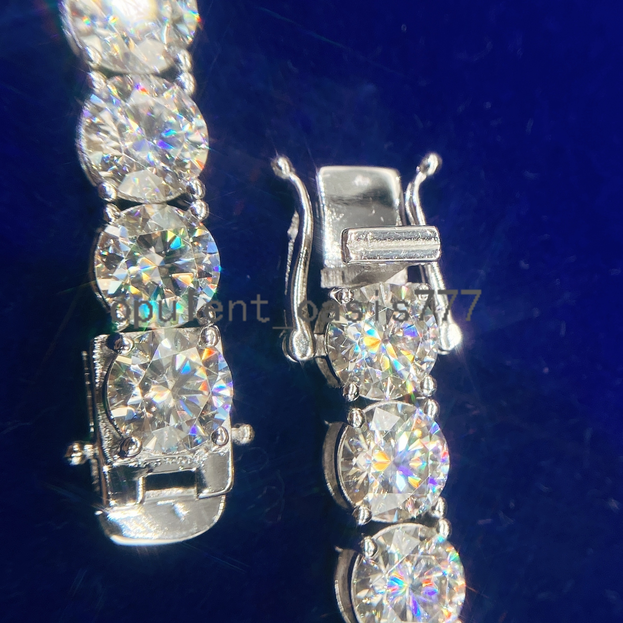 Wholesale Price Hip Hop Jewelry Sterling Silver 925 Pass Tester Diamond Chain VVS Moissanite Luxury Tennis Chain