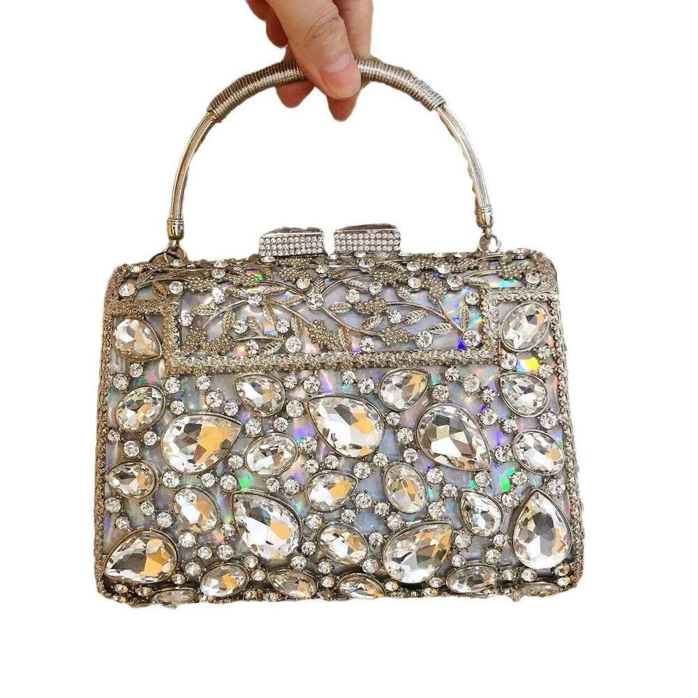 Women Rhinestones Clutch Purse for Party Wedding Crystal Evening Bags Handbag Bridal Clutches Bag Lady