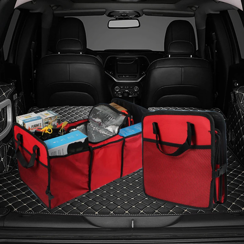 1 Piece Car Insulated Storage Box Oxford Cloth Car Storage Box Car Backup Organiser 250715
