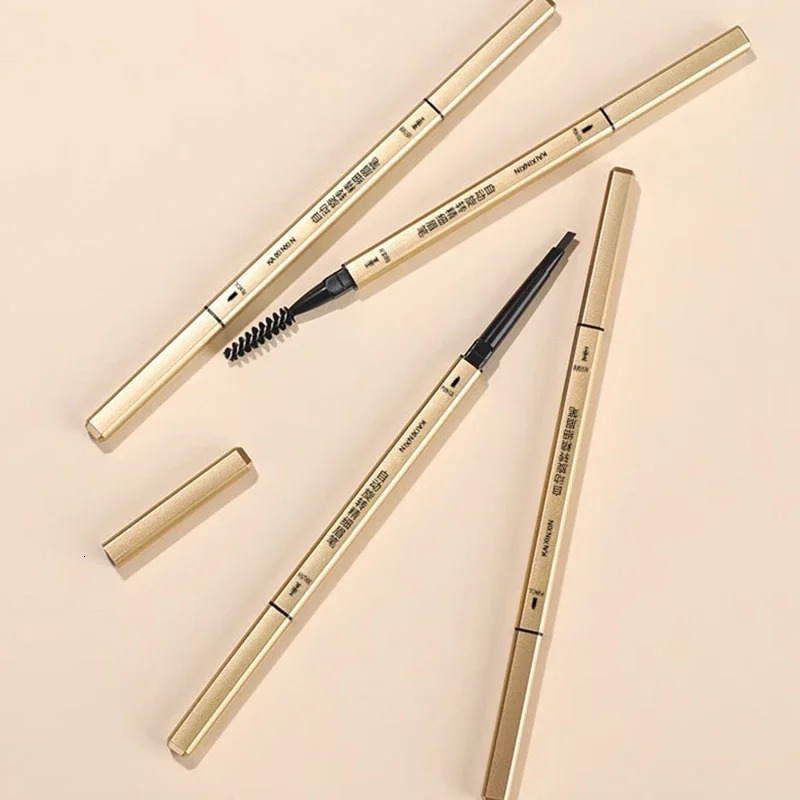 Double Headed Rotable Eyebrow Pen Waterproof Matte Eyebrow Pencil Makeup Lasting Brown Non-Smudged Eye Brow Pencil Cosmetics 250712