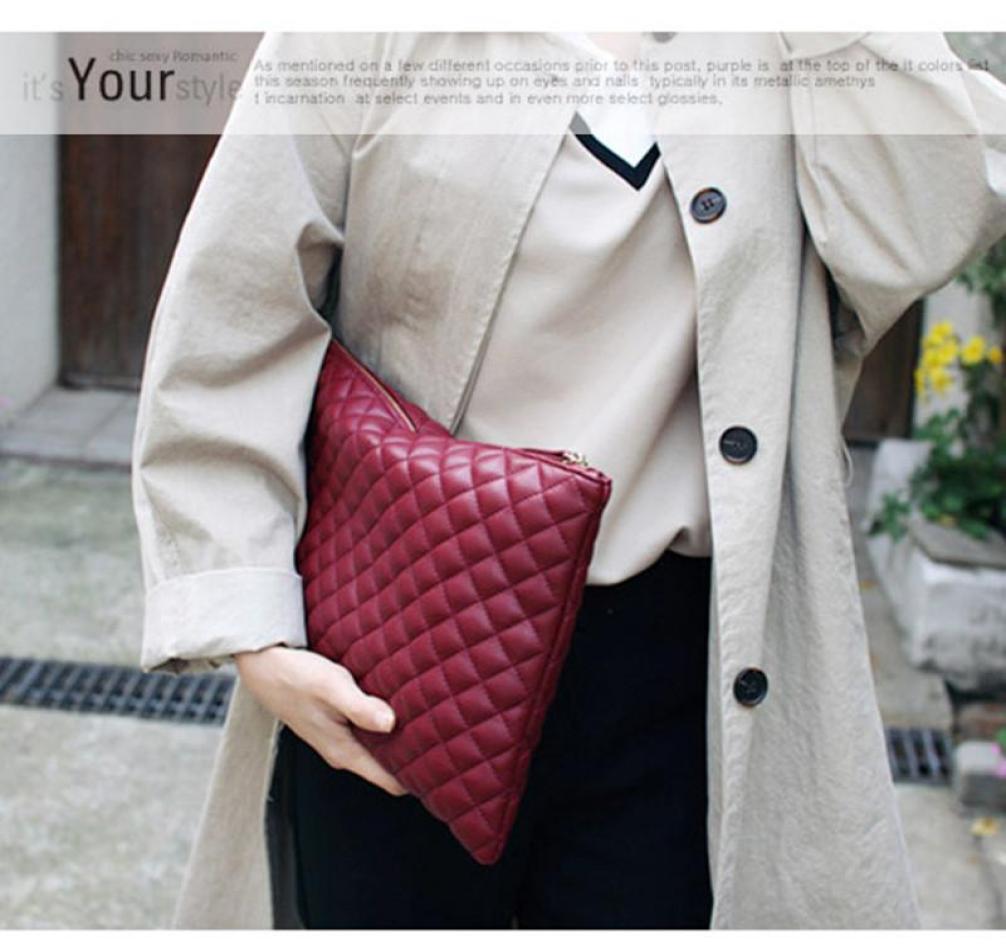 Clutch Bags Fashion Designer Big Envelope Bag Summer Handbag Women Leather Ladies Hand Stylish Clutches Purse6766116