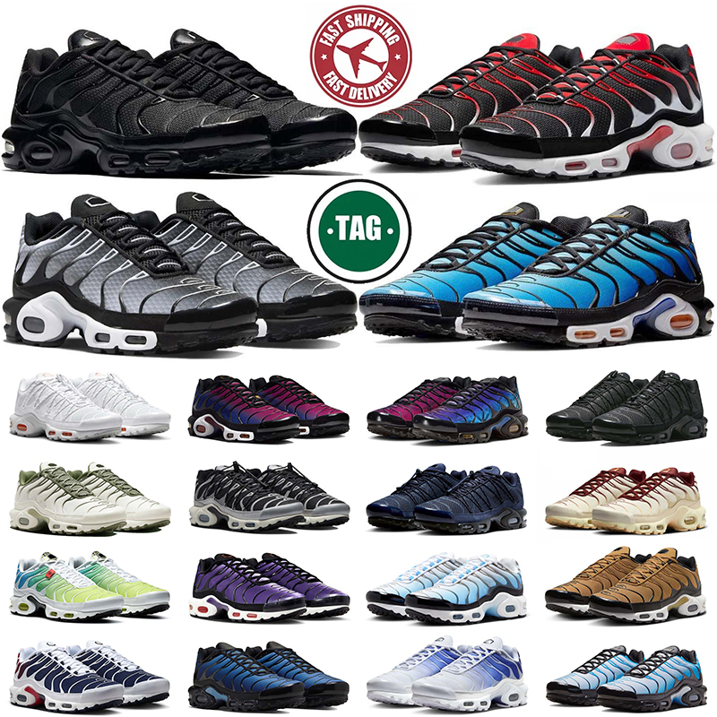 Designer Sneakers tn tns Running Shoes for Men Stone Triple Black Terrascape White University Red Hyper Blue Outdoor Shoe Mens Trainers Sneaker