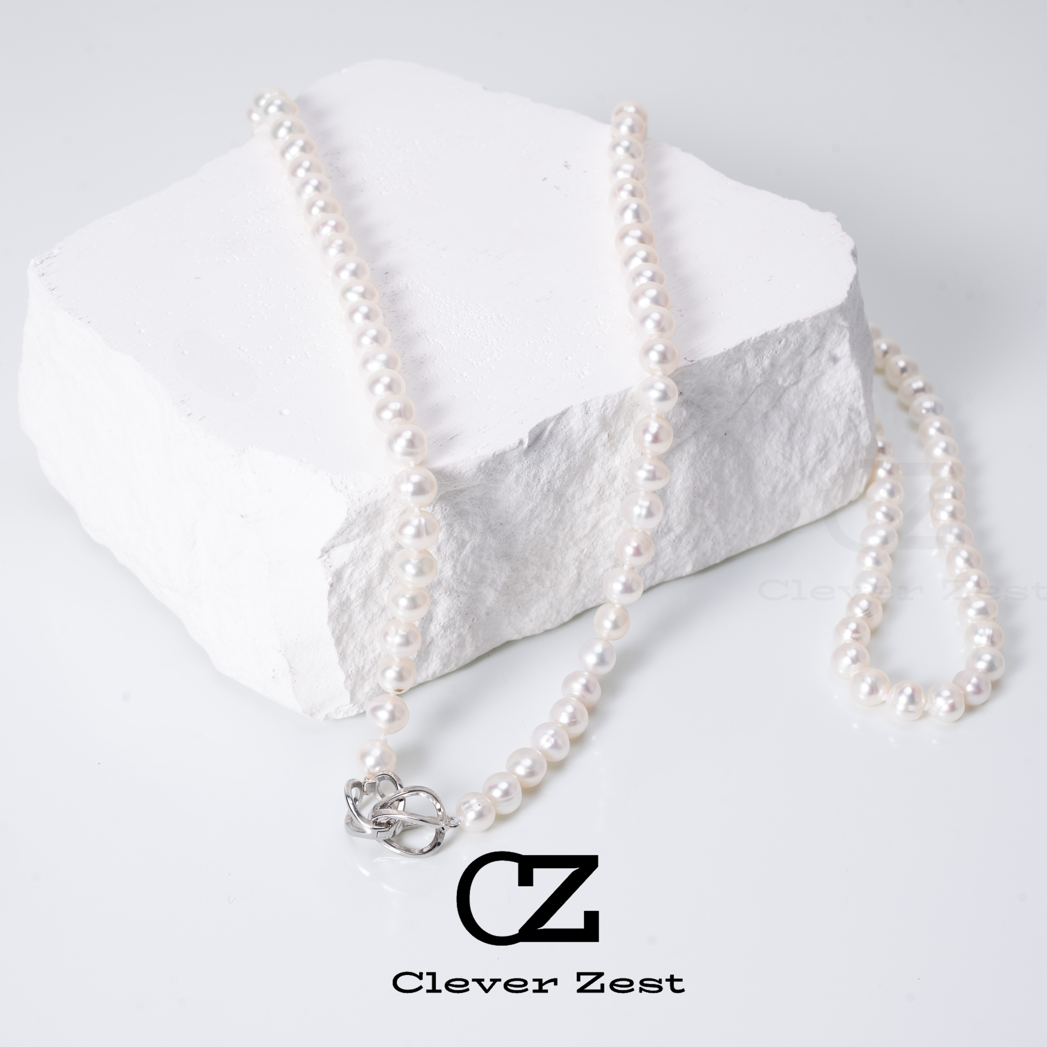 Natural Pearl Necklace Natural Freshwater Pearl Holiday Gift Birthday Gift Graduation Gift Party Jewelry