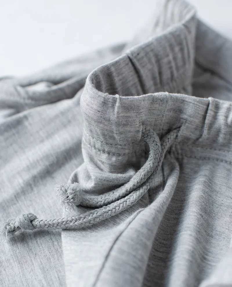 Mens Spring and Summer New Modal Pajamas Two-Piece Short-Sleeved Trousers Thin Large Size Loose Sports Home Wear Suit Sleepwear W250717