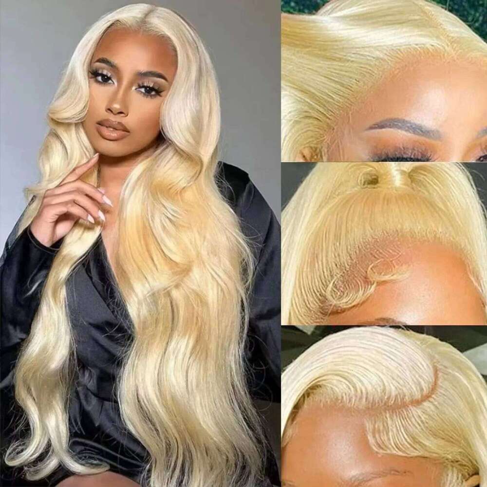 613 Blonde Body Wave Pre Plucked 16-36 Inch 100% Human Hair Wig 13x4 13x6 HD Lace Frontal Wigs 180 200 Density