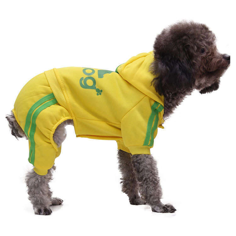 Pet Clothing Dog Clothes Autumn Winter Button New Four-Legged Sweatshirt Cat Dog Clothes Pet Supplies Apparel