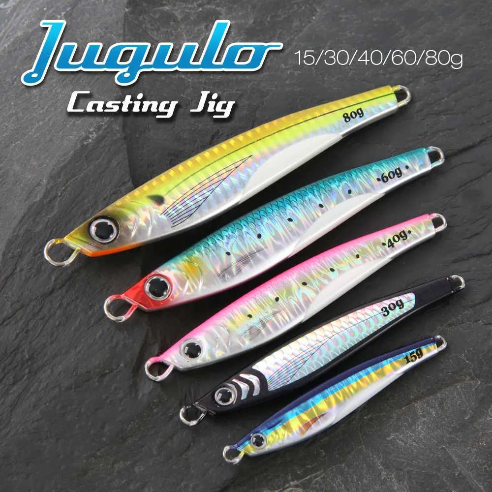 FSTK Sea Bass Lure Jugulou Casting Jig 15g30g40g60g80g Tuna Long Casting Lures Spinning Artificial Bait Spoon Saltwater Fishing Z250717
