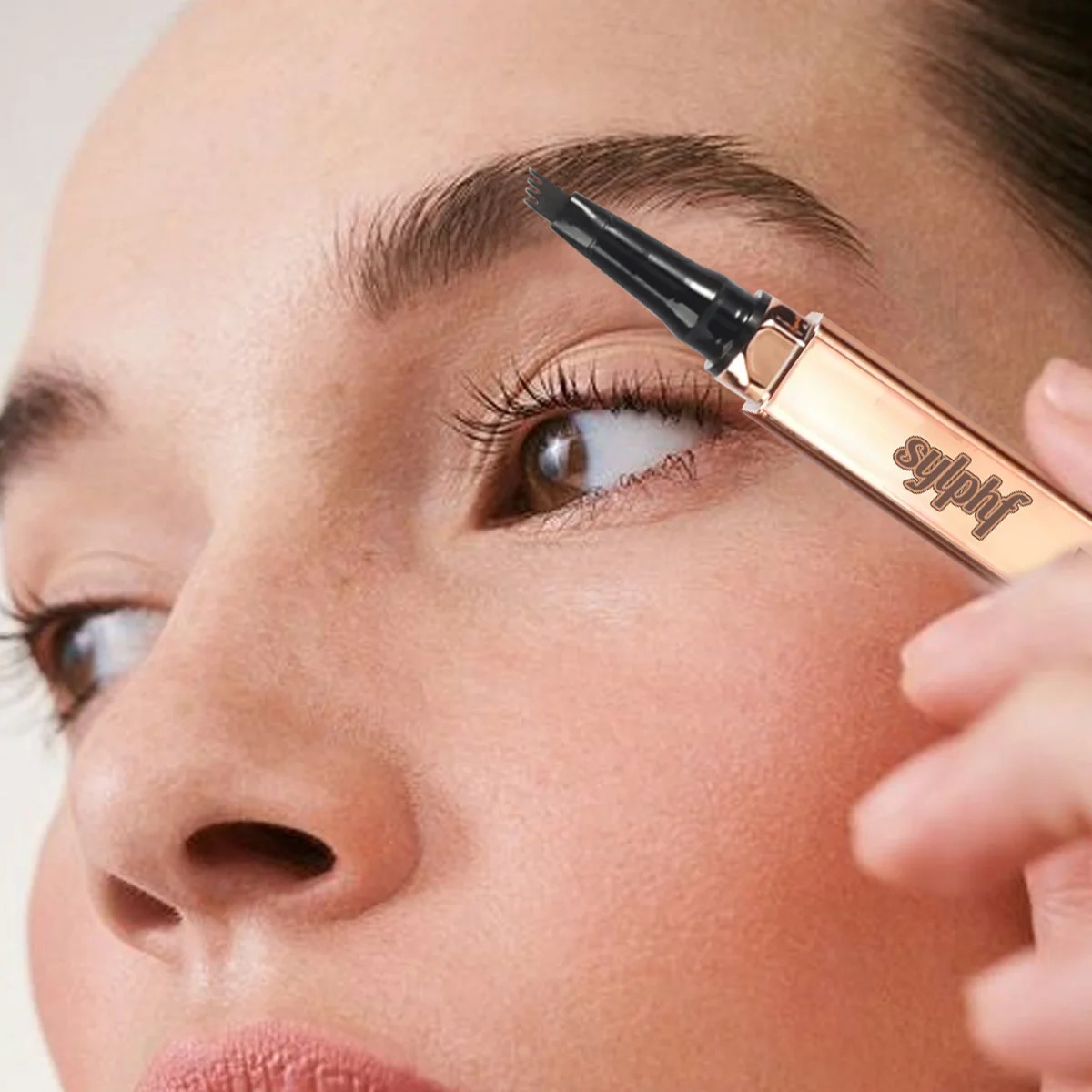 Four-pronged eyebrow pencil claw eyebrow pencil liquid eyebrow pencil waterproof and long-lasting non-smudging 250712