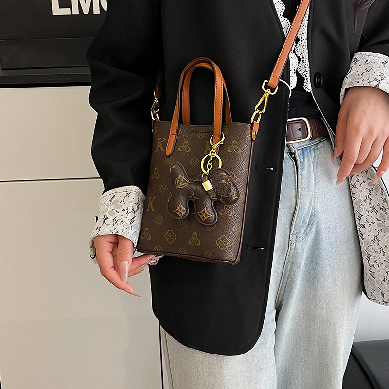 New arrivals classic fashion printed handbag versatile casual single shoulder crossbody bag mobile phone bag small bag for women