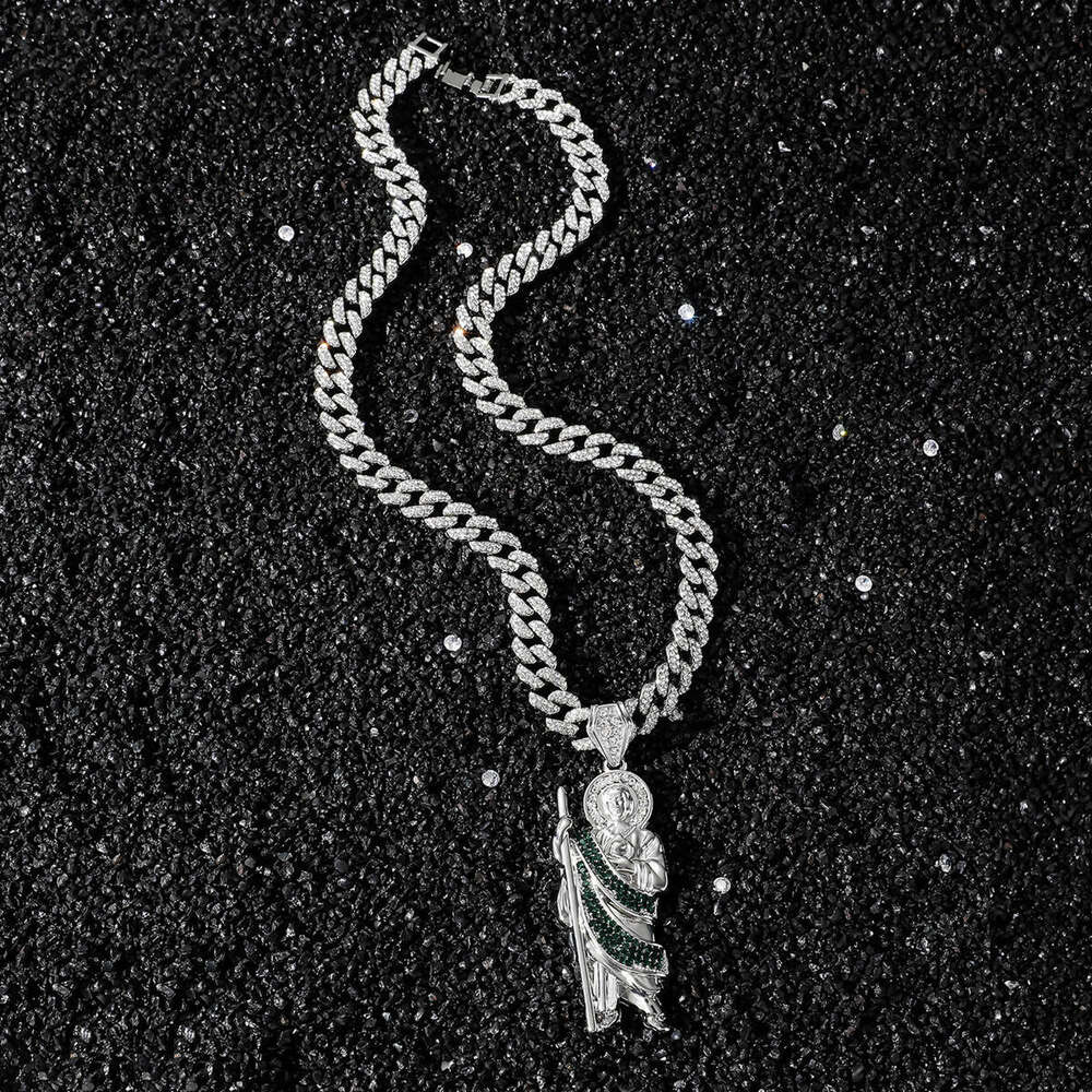 Style Saint Jude Pendant New Hip-Hop Creative Religious Statue Necklace Personality