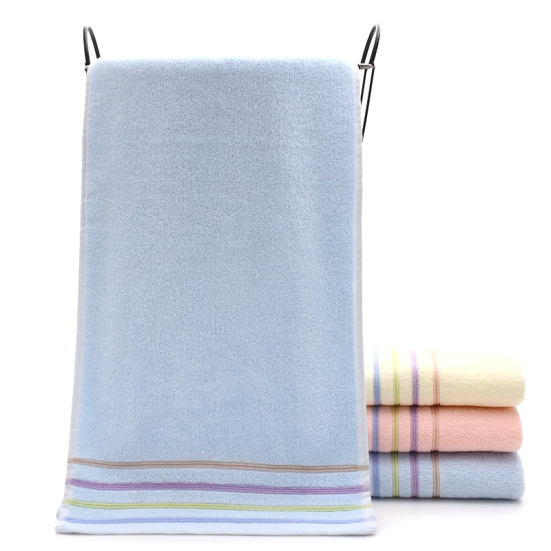 8 sets of pure cotton towel set for home use including adult face towels that are thick absorbent luxurious bathroom towels and beach towels