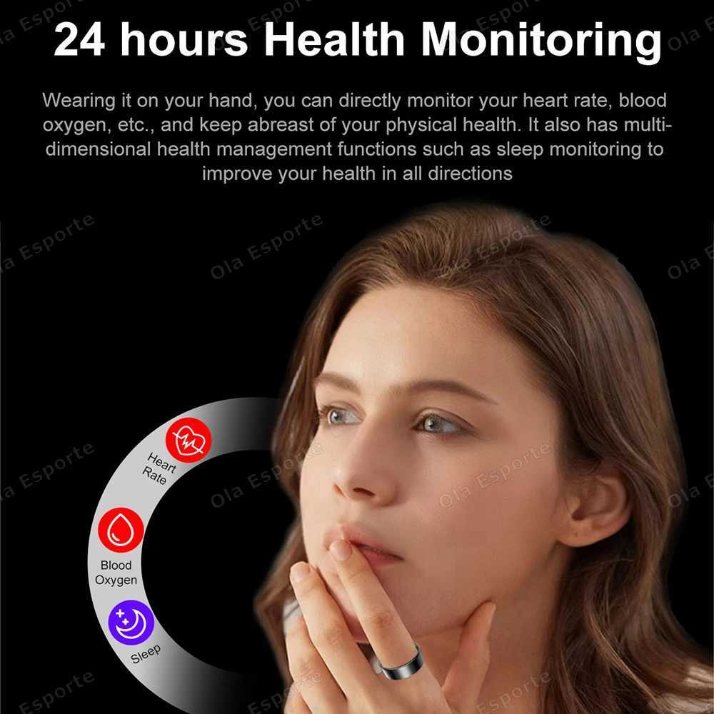 2025 New Smart Ring 10ATM Waterproof Camera Video Control Heart Rate Health Monitor Multi Sport Modes GPS Tracking For Men Women W250819