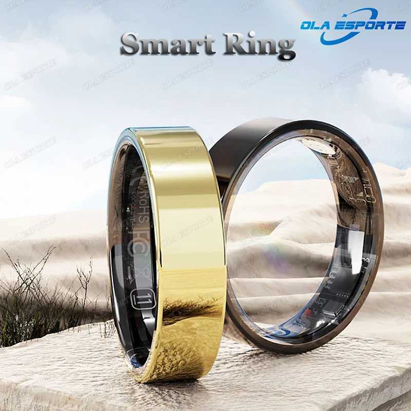 New Light Smart Ring Bluetooth Sports Date Tracker Short Video Remote Control Heart Rate Sleep Calorie Smart Ring for Samsung Men W250717
