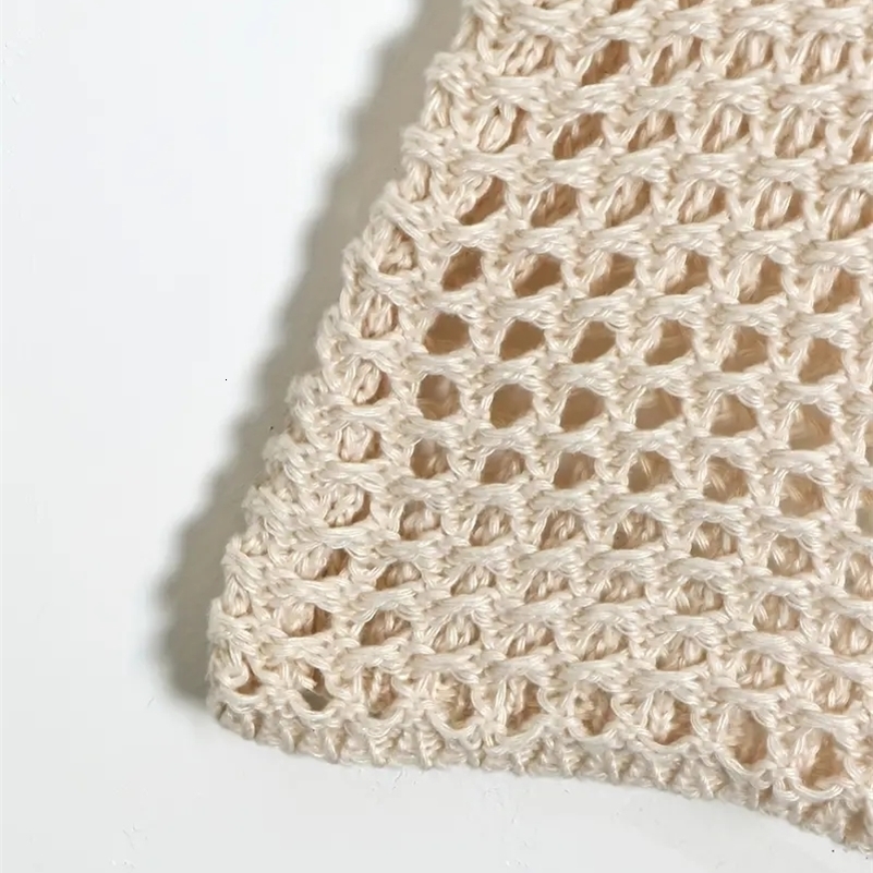 Women Crochet Knit Hollow Out Crop Top Long Sleeve Shrug Sweater Mesh Cover Ups Cardigan Streetwear Pullover Clothes Y2k y250707