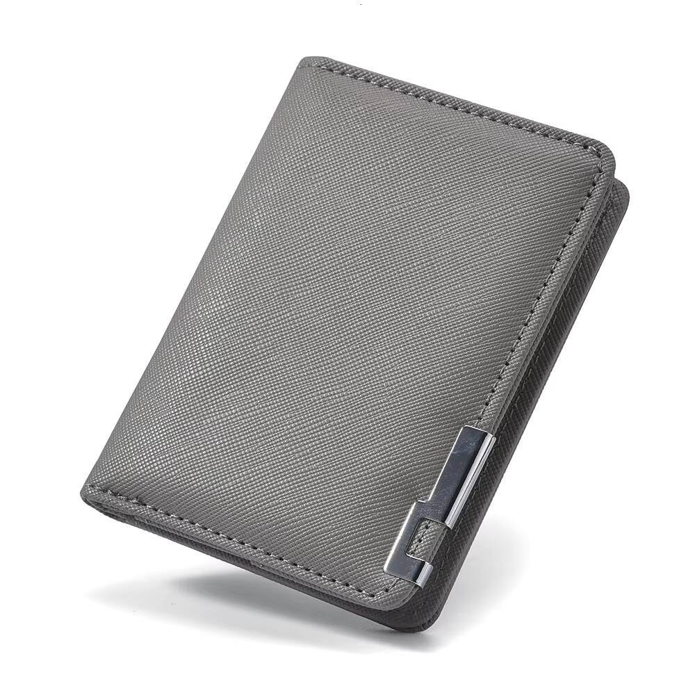 New Fashion Vertical Short Business Multi-card Slot Holder Tight Mens Wallet ddmynov