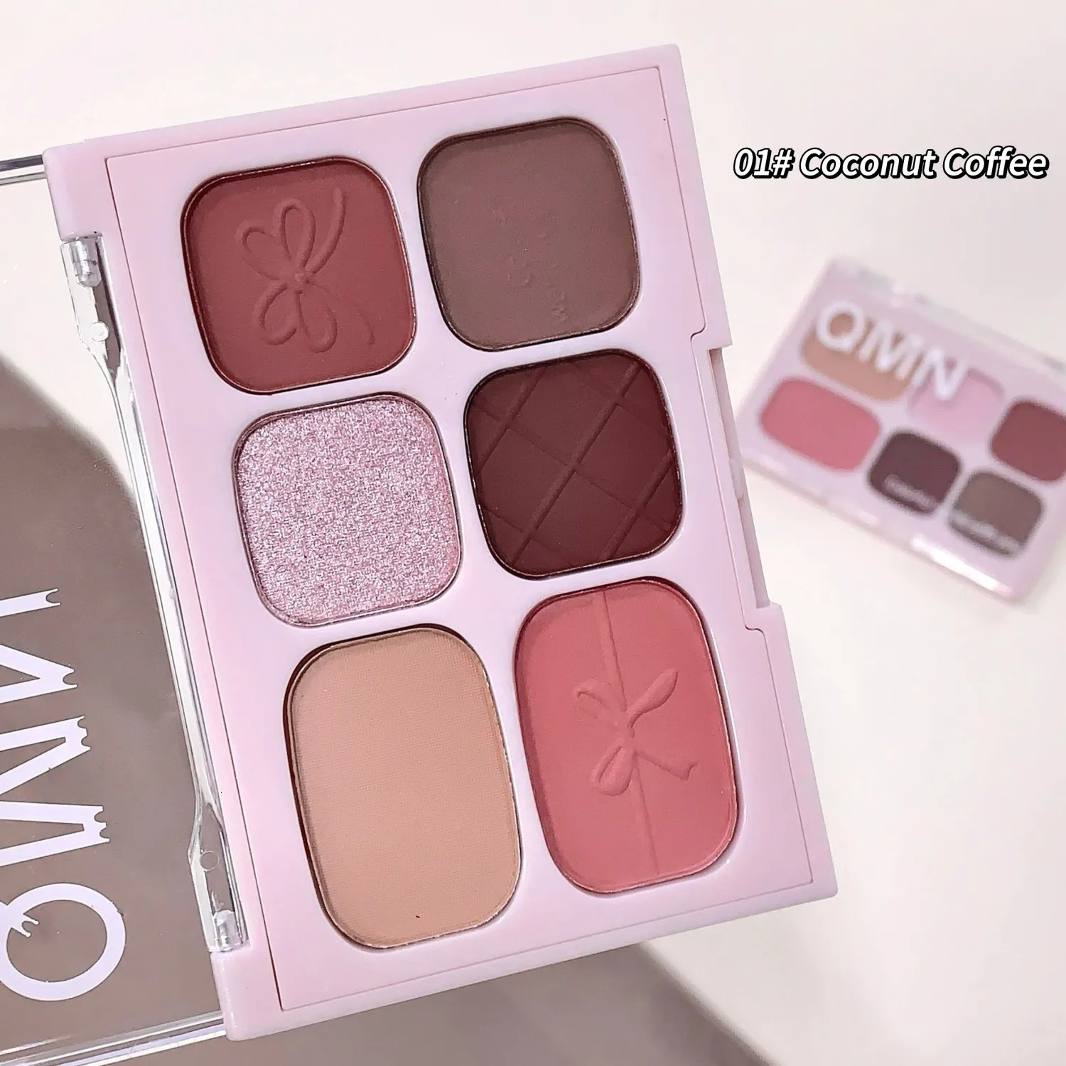 Moonlight Rose Eyeshadow Palette Color-developing Six-color Matte Eyeshadow Palette Eyeshadow Comprehensive Palette 250712