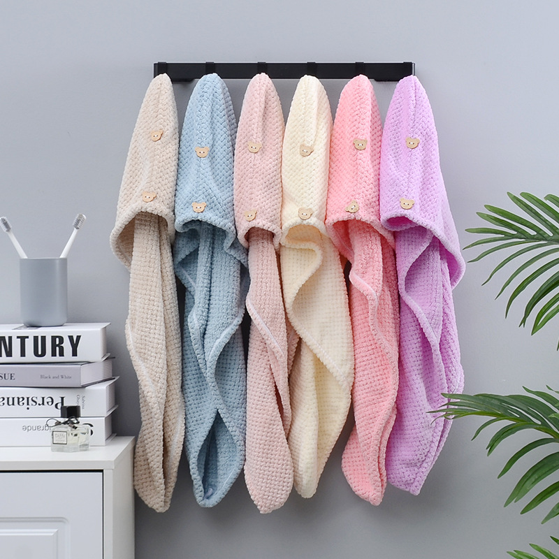 8 pieces Dry Hair Cap for Women Thickened and Super Absorbent Headscarf for Wiping Hair Quick Drying Cap Dry Hair Towel