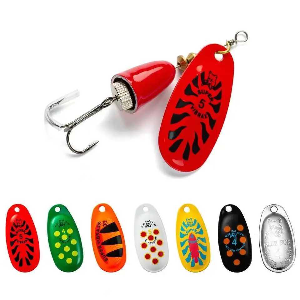 FT New Metal Fishing Lure 1#-5# 5g 6g 8g 10g 16g Spinner Bait High Quality Hard Baits Treble Hook Fishing Tackle For Pike Z250717