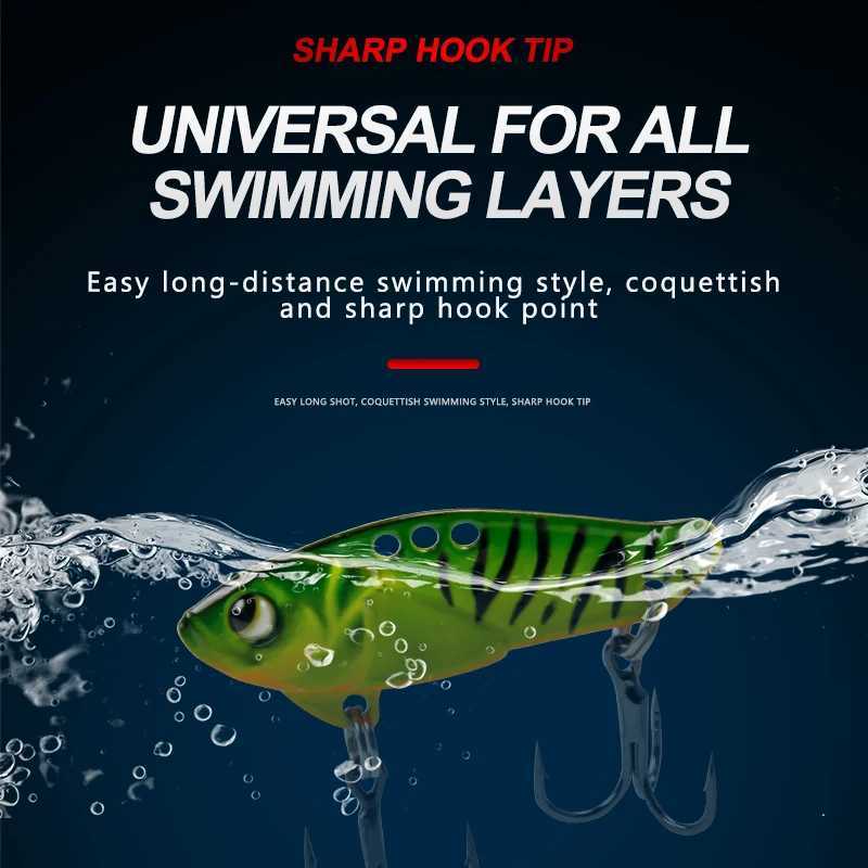 5/8/12/17/23g Metal Vib Blade Lure Wobblers Fishing For Lipless Vibrating Spoon Sinking Artificial Baits Bass Pike Crap Perch Z250717