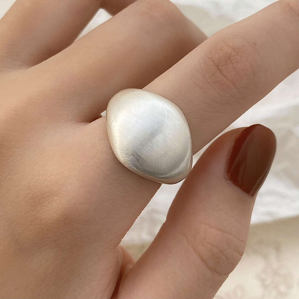 Korean Brushed Women, Index Finger, Niche Design, High-end Sense, Personality, Minimalist Style, Ins Trend, Simple Ring for Men