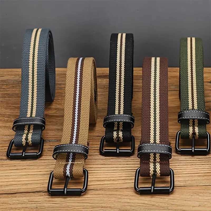 Mens Canvas Belt Casual Retro Womens Belt Outdoor Sports Belt With Jeans Belt Breathable Lightweight Eyelet Belt For Men Women W250717