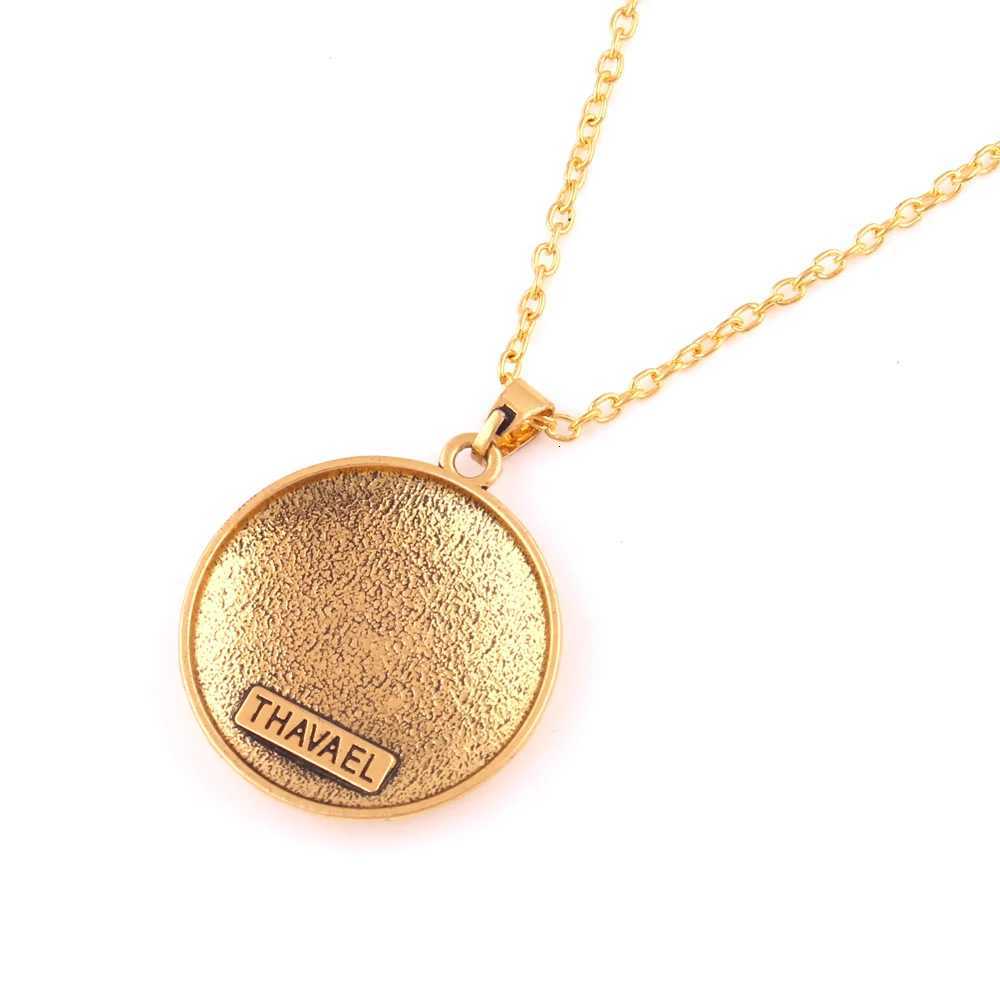 Link Chain Archangel THAVAEL Angelic Amulet Love Shape Haitian Abundance Love Spirit Amulet Dropshipping XJ250717