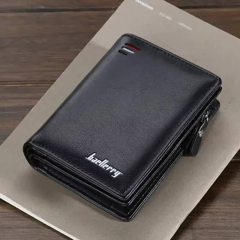 Fashion Men Wallets Name Engraving Zipper Card High Quality Male Purse PU Leather Coin Holder Wallet Carteria ddmynov