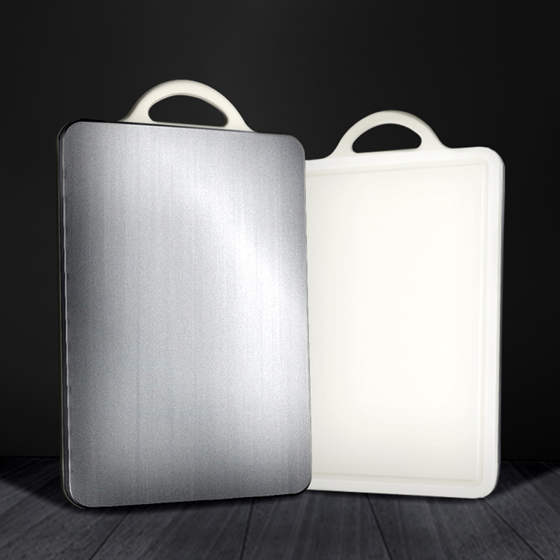 304 Stainless Steel Classified Double-Sided Dual-Use Chopping Plastic HUASU Antibacterial PP Cutting Board