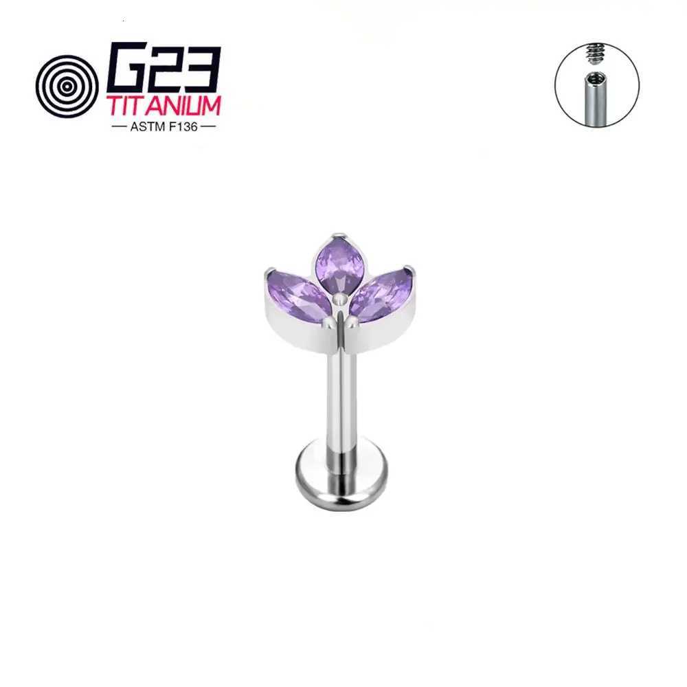 G23 Titanium ASTM F136 Stud Ear Tragus Cartilage Ear Stud Lobe Nose Helix Daith Piercing Jewelry y250715